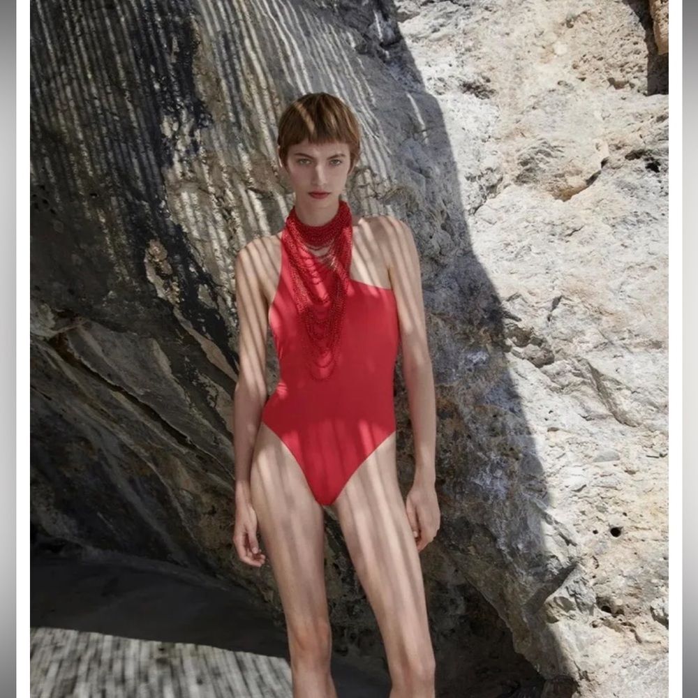 ZARA ASYMMETRIC SWIMSUIT